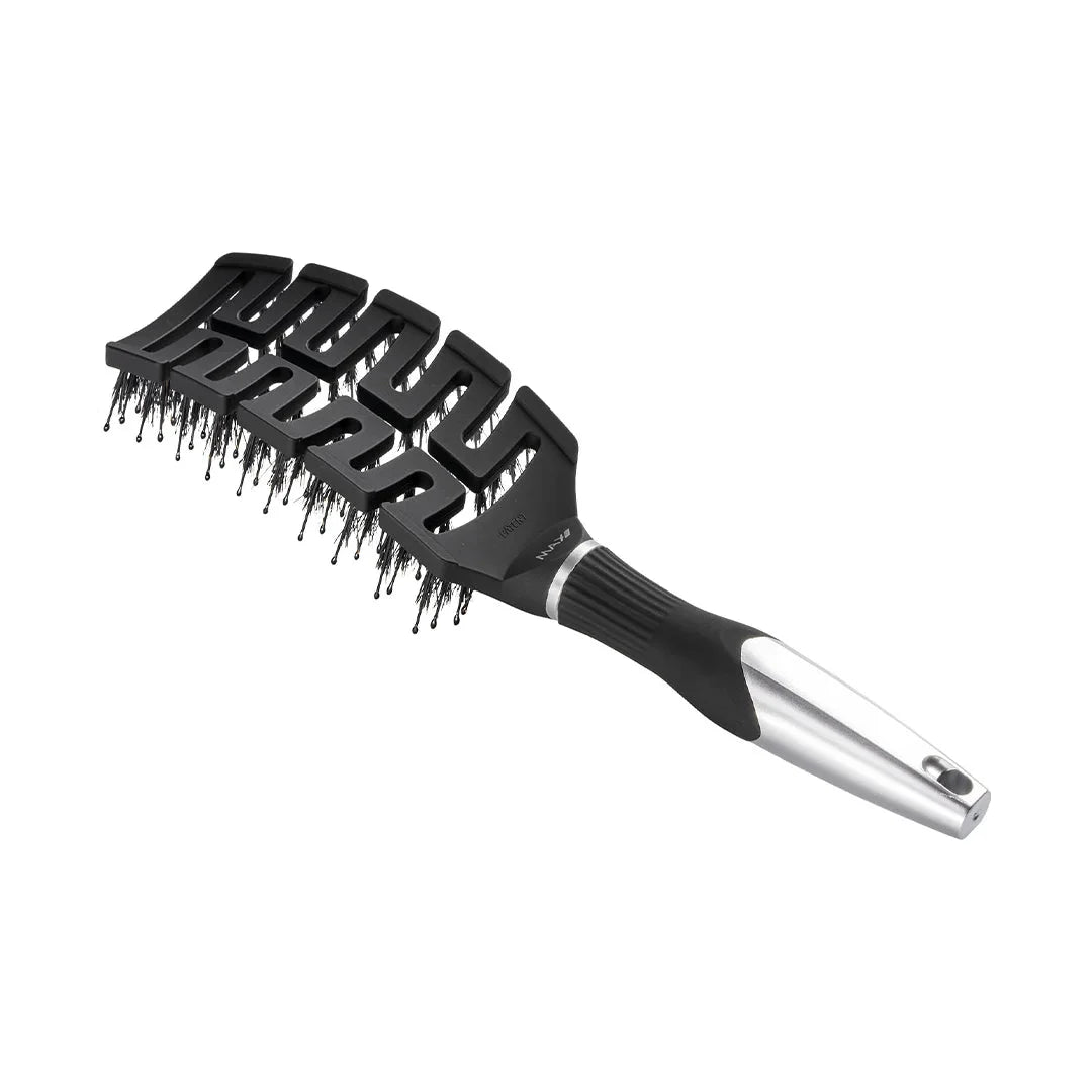 Max Pro hairbrush zilver