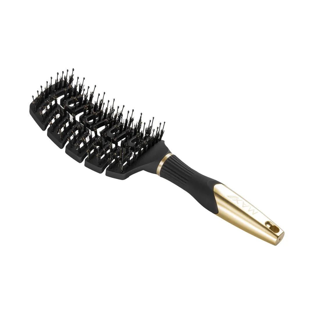 Max Pro hairbrush goud